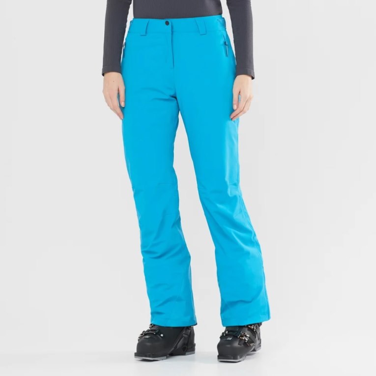 Turquoise Salomon The Brilliant Women\'s Ski Pants | IE DU1732